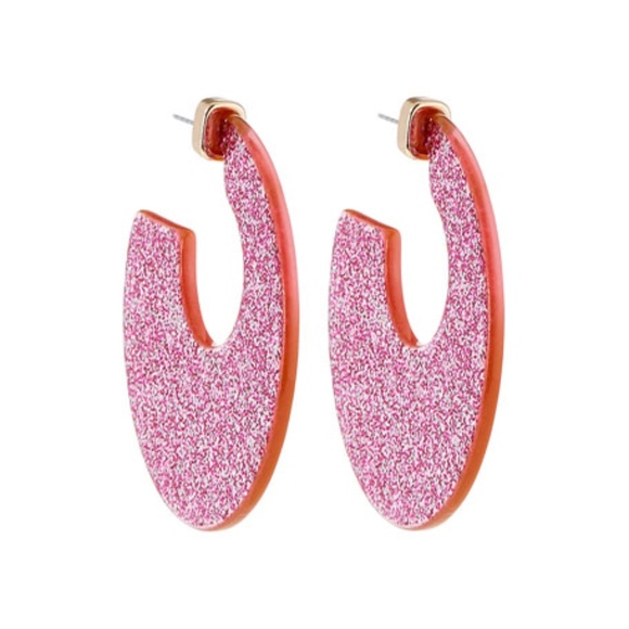 Stella & Ruby Jewelry - New Stella & Ruby Sparkle Thick Hoop Earring